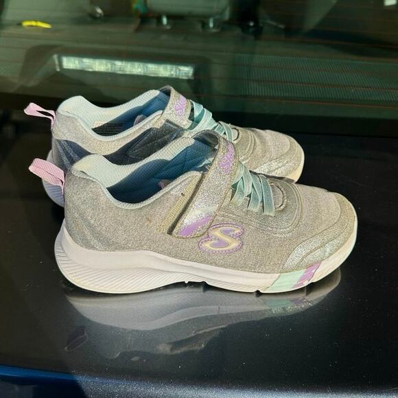 Skechers Dreamy Lites Sneakers Big‎ Girl Size 3 Gray Shoes - Picture 9 of 12